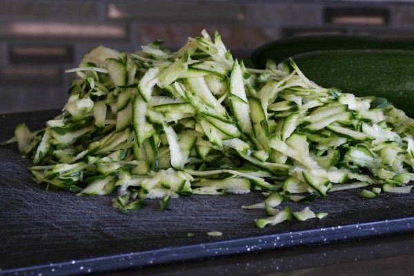 shredded zucchini