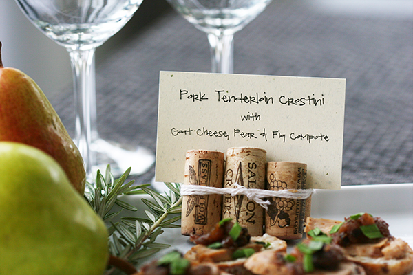 appetizer placecard