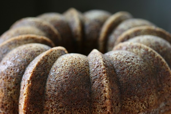 poppy seed cake - extreme closeup