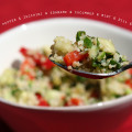 bulgur salad with edamame