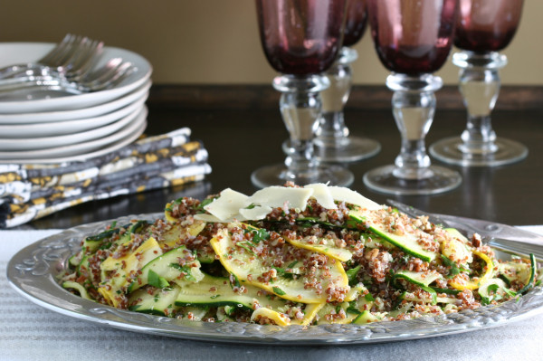 summer squash & red quinoa salad - buffet