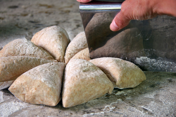 grilled pizza crust - divide