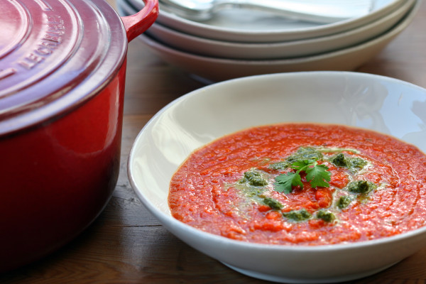 red pepper soup - 1