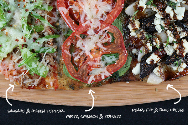 pizza crust - trio
