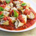 turkey and artichoke stuffed shells