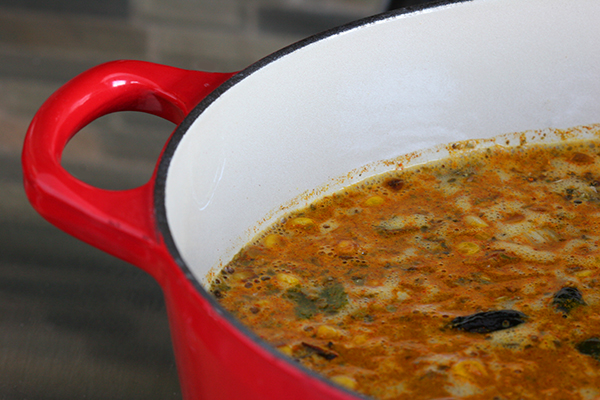 sweet potato poblano soup