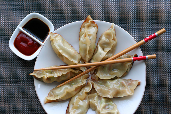 vegetable pot stickers