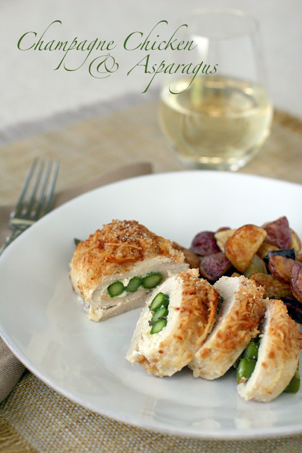 champagne chicken asparagus