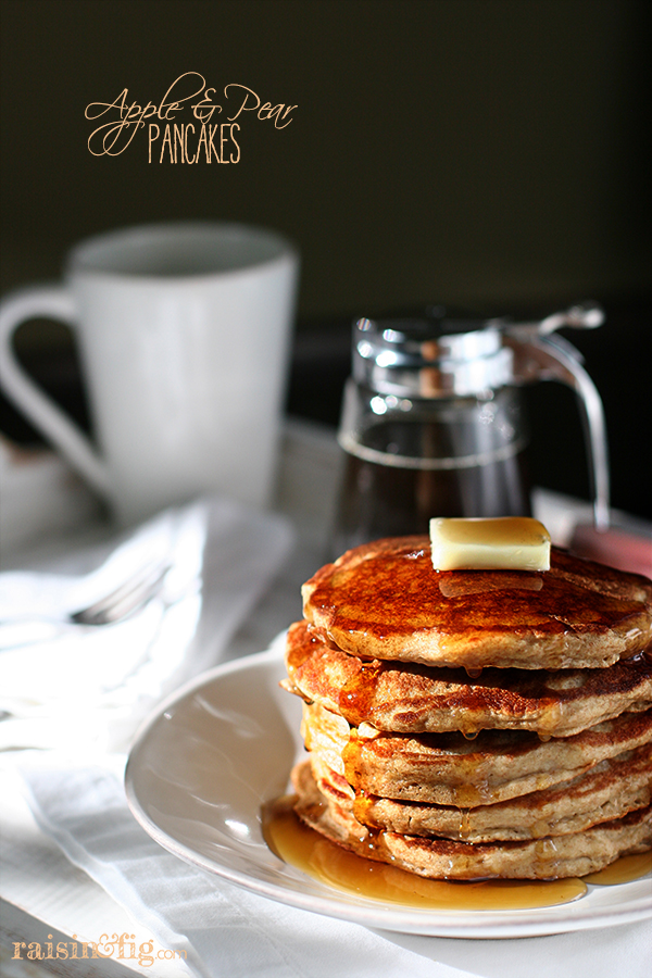 apple pear pancakes