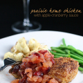 prairie home chicken apple cranberry sauce