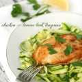 chicken with lemon leek linguine