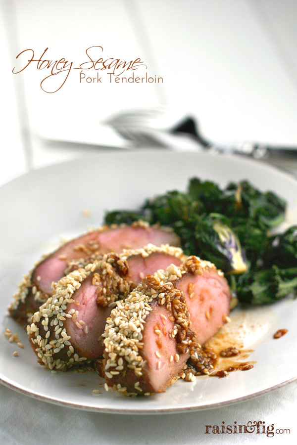 honey sesame pork tenderloin