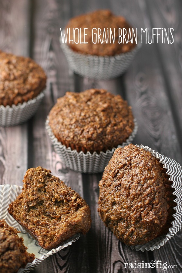 whole grain bran muffins