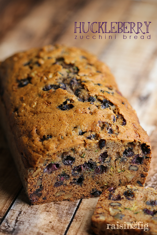 huckleberry zucchini bread