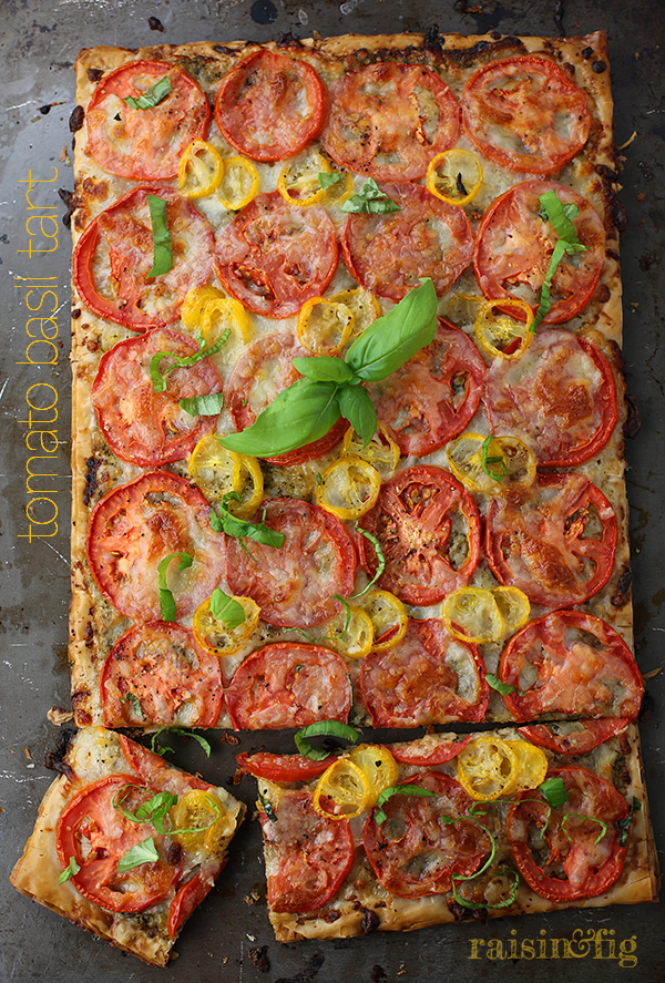 Tomato Basil Tart