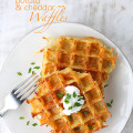 potato and cheddar waffles