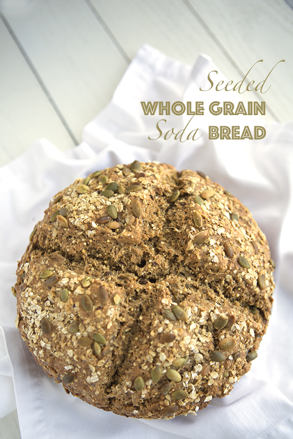 seeded whole grain soda bread