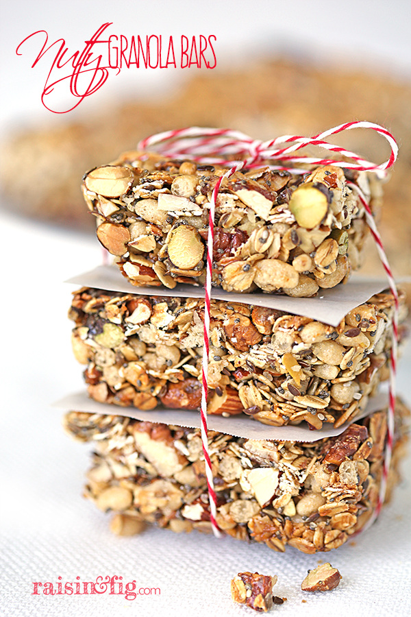 nutty granola bars