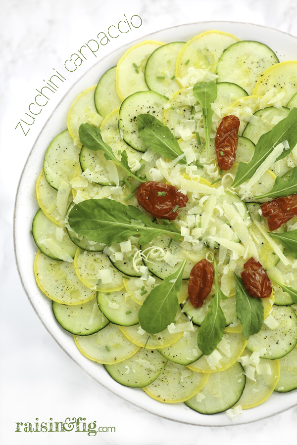 zucchini carpaccio